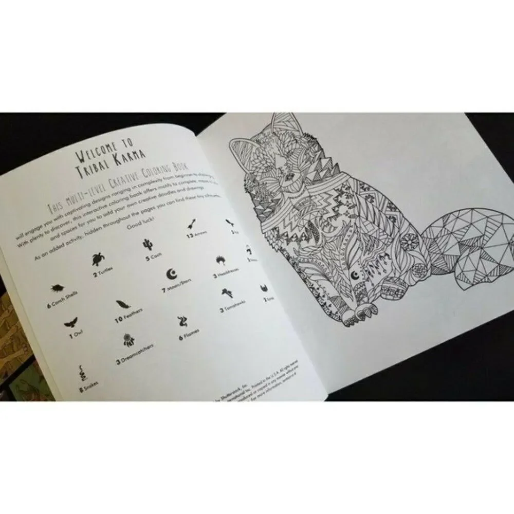 Tribal Karma A Multi Level Creative Spiritual Coloring Book